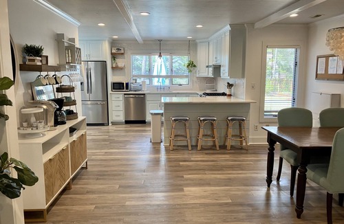 Pine Knoll Shores House | Clean, affordable, and a short walk to the beach!