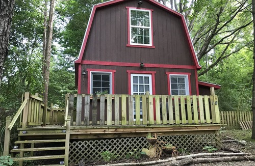 Barnardsville House | Clean cabin on beautiful property.