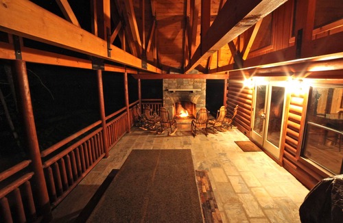 Black Mountain House | Close to Asheville, large, private, wood burning firplace, hot tub, luxury cabin