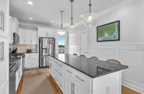 Oak Island House | Coast is Clear: Expansive Ocean and Waterway Views w/Private Backyard Pool