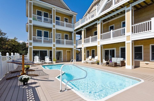 Whalehead Beach House | Coastal Castle: Pool, Dog-friendly, Separate Guest House, 530 Ft to Beach