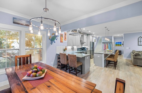 Folly Beach House | Coastal Folly Beach Home | Walk to Sand, Outdoor TV & BBQ | Tidecrest