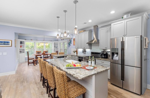 Folly Beach House | Coastal Folly Beach Home | Walk to Sand, Outdoor TV & BBQ | Tidecrest