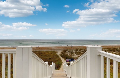 Indian Beach Condo | Condo in Oceanfront Complex with seasonal community pool.