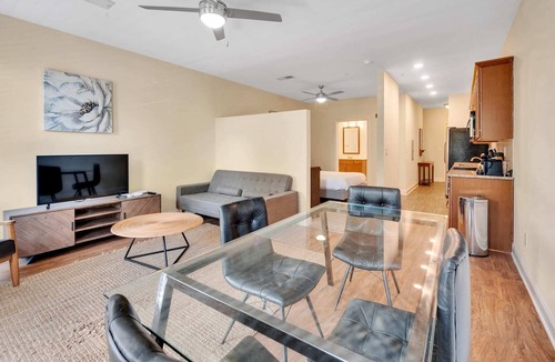 Wesley Heights Apartment | Conveniently Located Studio with Sunny Balcony