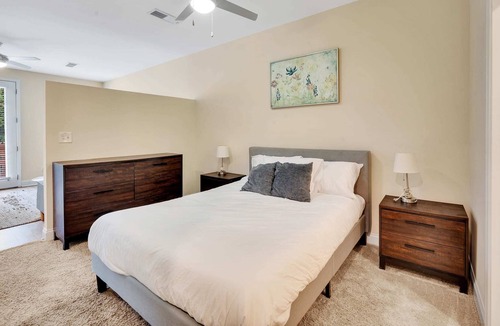 Wesley Heights Apartment | Conveniently Located Studio with Sunny Balcony