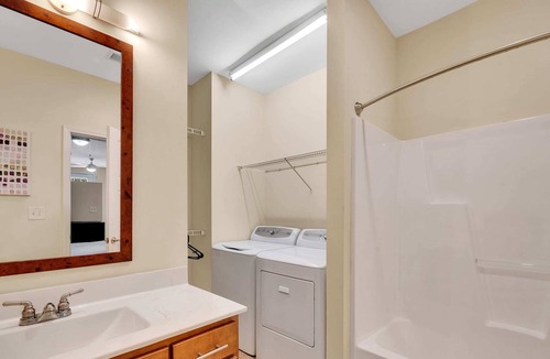 Wesley Heights Apartment | Conveniently Located Studio with Sunny Balcony