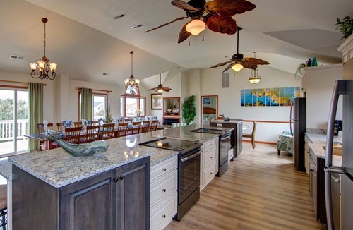 Ocean Sands House | Corolla Paradise, 10 Bedrooms, 10 Baths, Private Setting! 3 Minute Walk To Beach