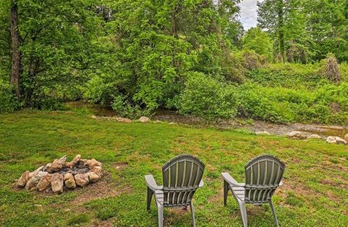 Cosby House | Covered Deck & Fire Pit: Smoky Mountain Cabin