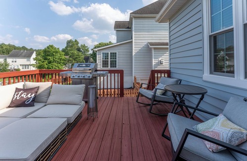 Northeast Raleigh House | Cozy 4-bedroom Raleigh Retreat. Home Theater. Furnished Deck. 15 min to Downtown