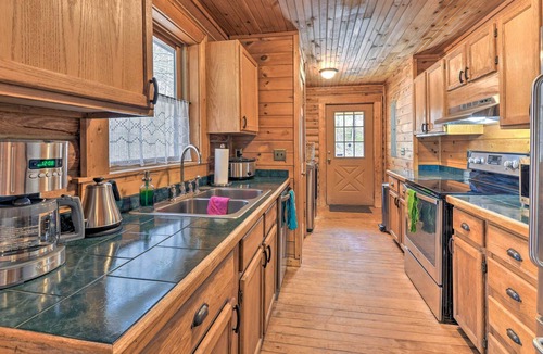 Rosman Cabin | Cozy Blue Ridge Mountain Cabin on 18 Acre Lot