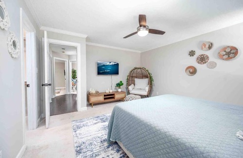 Cary Villa | Cozy Boho Kildaire Farms Home- near Downtown