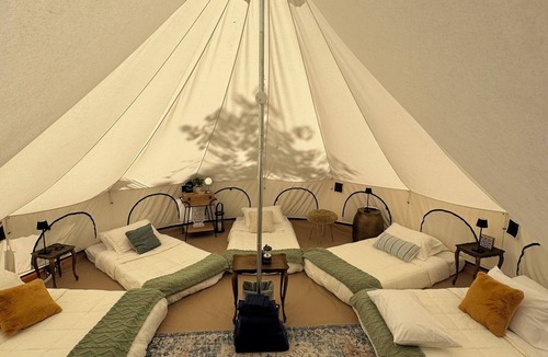 Camden RV Rental | Cozy chic Luxury Bell Tent Getaway near Kentucky Lake - sleeps up to 5!