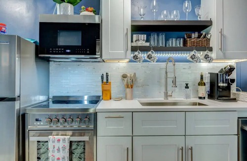 Winston - Salem House | Cozy King Blue H2O Staycation , Stock Tank Pool, Hot Tub, Fire Pit Pets OK!
