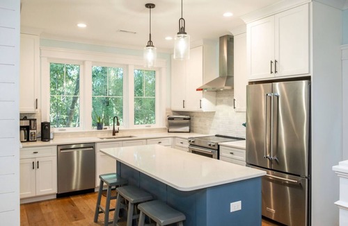 Bald Head Island House | Cozy outdoor living - 10-minute walk to harbor village and ferry terminal.