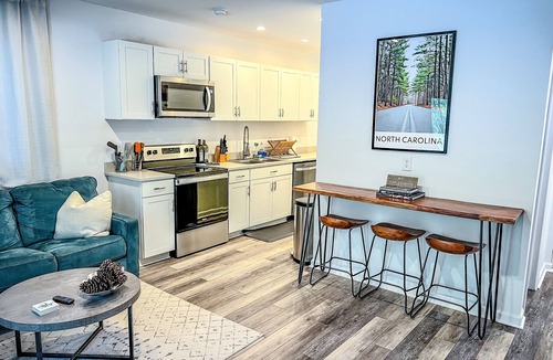 Pinehurst Apartment | Cozy Pinehurst 2BR Apartment w/3 Beds Across from Pinehurst #6 Firepitnn