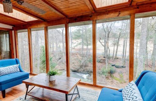 Lake Lure House | Creek Front FirePit Rumbling Bald Resort Sleeps 16