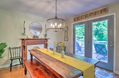 Brevard House | Creekside Brevard Home Less Than 1 Mi to Downtown!