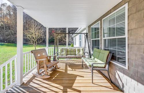 Topton House | Creekside Haven with Fire Pit Near Nantahala River