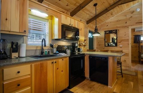 Pisgah Forest House | Creekside Log Cabin | 2 Bed, 2 Bath