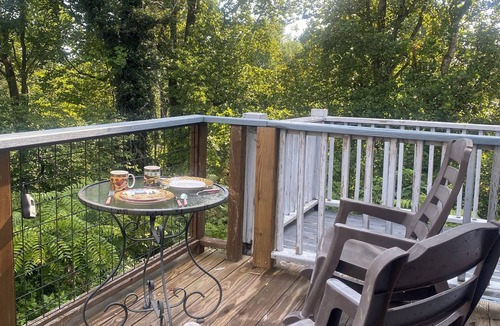 Hendersonville Ski Chalet | Crow's Nest Chalet-HendersonvilleNC-McMillan Hidden Valley-Blue Ridge Mtn Views!