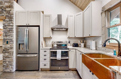 Pisgah Forest House | Custom Creekside Escape | Entertainers Deck & Wooded Views, Kids Play Zone