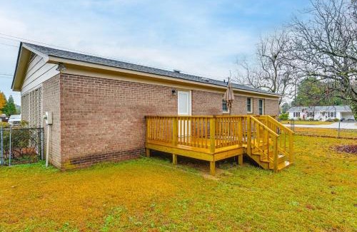 Winterville House | Deck & Fenced Yard: Family Home in Winterville