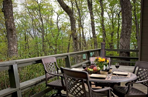 Burnsville Cabin | Deluxe A-Frame Chalet in Front of Waterfall in Blue Ridge Mountains, North Carolina