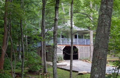 Fleetwood House | Deluxe Bargain Priced 2/2 Mtn Home Near Blue Ridge Pky w/Outdoor Fireplace WIFI