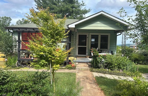 East End - Valley Street House | Designer bungalow walkable to downtown Asheville with Japanese garden mtn views