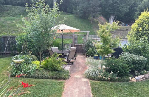 East End - Valley Street House | Designer bungalow walkable to downtown Asheville with Japanese garden mtn views