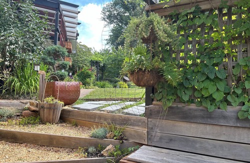 East End - Valley Street House | Designer bungalow walkable to downtown Asheville with Japanese garden mtn views