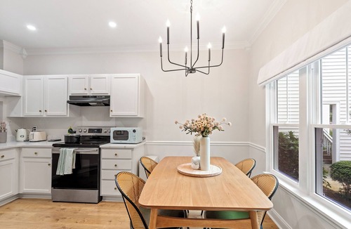 Southwest Raleigh Condo | Designer-Furnished 2BR Near NC State & Lake Johnson — Built for Longer Stays