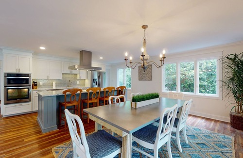 Pine Knoll Shores House | Dock Holiday! with Boat Dock & Pet Friendly