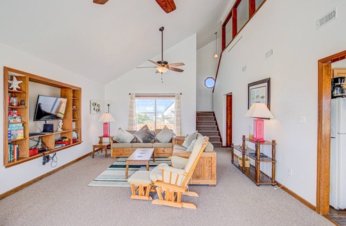 Topsail Beach House | Dog-friendly home with ocean views, beach access, washer/dryer & central AC