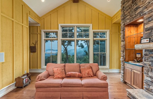 Mountain Air Condo | Dog-friendly mountain retreat with fireplace & stunning deck views - near trails