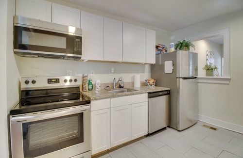 Shelby House | Dog-Friendly Shelby Home w/Private Yard & Hot Tub