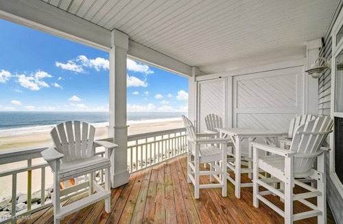 North Carolina Coast House | Dolphin Watch | Oceanfront + Dog Friendly!