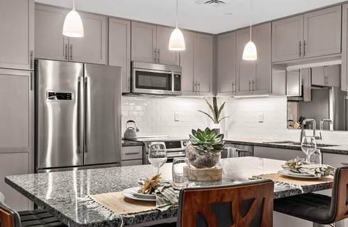 South French Broad Condo | Downtown Condo with Stunning Mountain Views