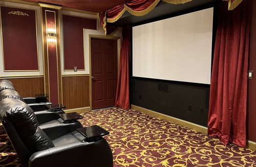 Mars Hill House | Elegant Home Theater and Themed Rooms Mountain Retreat Sleeps 12