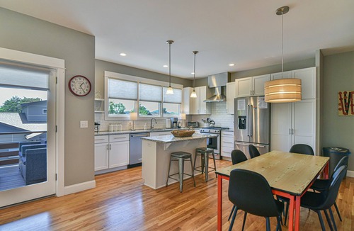 Woodfin House | Elegant Townhome with Blue Ridge Views