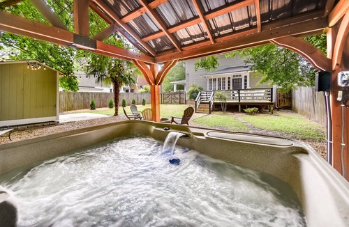 Elizabeth City House | Elizabeth City Vacation Rental: Gazebo w/Hot Tub!