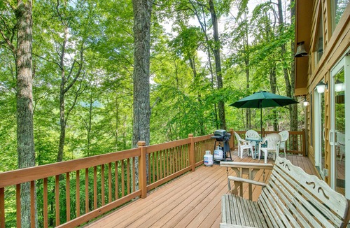 Maggie Valley Cabin | Enchanted Secluded Cabin w/Hot Tub, Fire Pit, and Pets Welcome