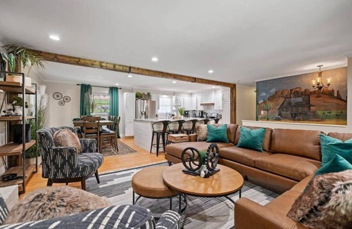 Candler House | Family Friendly Home with Hot Tub and Firepit