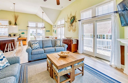 Wind Over Waves House | Family-Friendly Home with Free WiFi, Private Pool/Hot Tub, & Sound Access