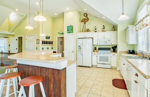 Wind Over Waves House | Family-Friendly Home with Free WiFi, Private Pool/Hot Tub, & Sound Access