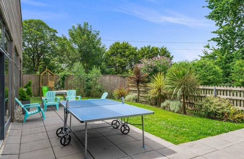 Talland House | Fantastic pet friendly property with large roof area, Charcoal BBQ, ideal for sunbathing and alfresc