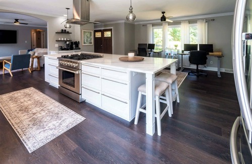 Mint Hill Apartment | Farmhouse Retreat w/Pond, Fire Pit, & Hot tub