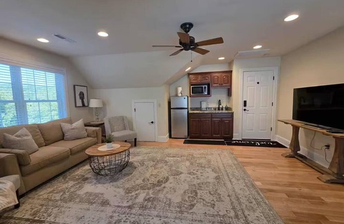 Dickel Apartment | Farmstay at Alpaca Ridge Ranch and Retreat, a private, gated hilltop estate.