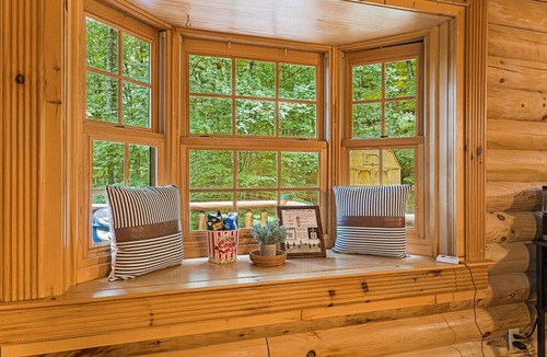 Bryson City Apartment | Firefly Lodge; views, theatre, game room, hot tub